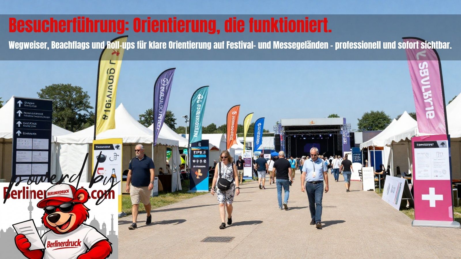 Eventausstattung / Beschilderung