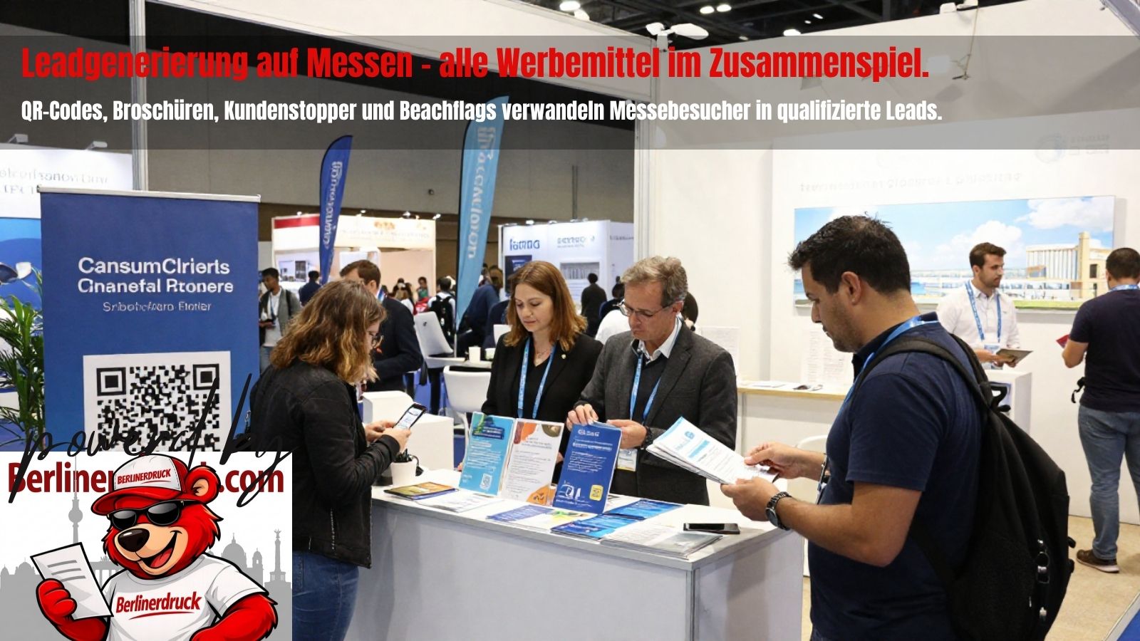 Welche Werbemittel sammeln die meisten Leads? Berliner Druck – Ihre Online-Druckerei für Roll-ups, Flyer, Broschüren und Messedrucksachen in ganz Deutschland.